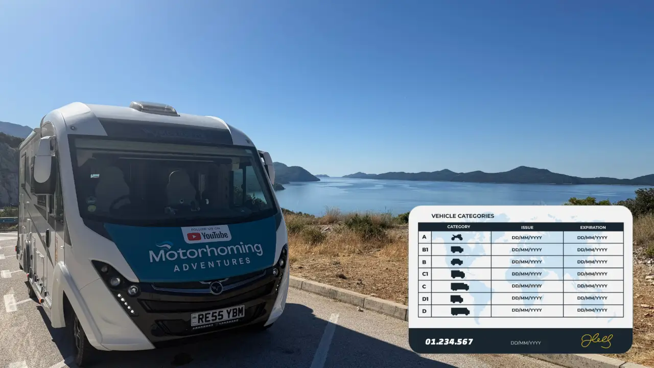 Motorhome C1 driving licence checker