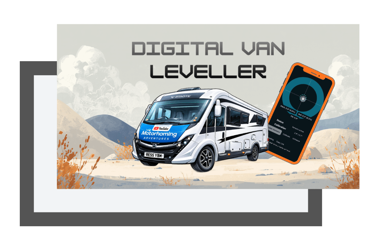 Motorhome and campervan digital leveller