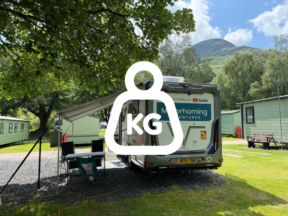 Weight and motorhome